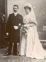 Huwelijk W. vd Horst - Th. Rijnbergen - 10-10-1907